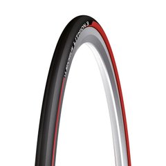 Покрышка Michelin LITHION3 700x25C (25-622) 60TPI черный/красный, складная 250г