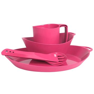 Набор Lifeventure Ellipse Camping Tableware Set pink