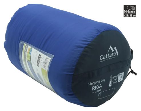 Спальный мешок (спальник) Cattara "RIGA" 13403 Синій 0-10°C, Синий