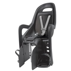 Дитяче крісло заднє POLISPORT Groovy Maxi CFS на багажник 9-22 кг, чорне