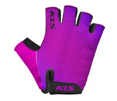 Рукавички короткий палець KLS Factor фіолетовий XS