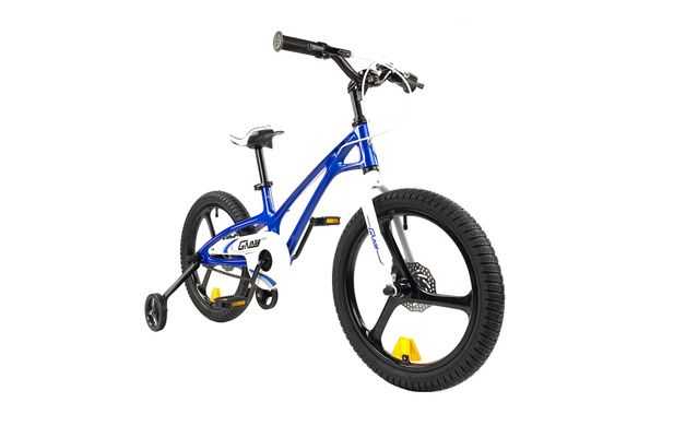 Велосипед дитячий RoyalBaby GALAXY FLEET PLUS MG 18", OFFICIAL UA, синій