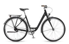 Велосипед Winora Lane Monotube 7s Nexus FW 28", рама 46 см, черный матовый, 2019