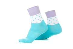 Шкарпетки ONRIDE FOOT колір блакитний/білий