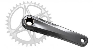 Шатуны Shimano FC-M9100-1 XTR, Hollowtech II 172.5мм, без звезды