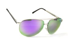 Окуляри захисні Global Vision Aviator-4 (G-Tech™ purple), фіолетові дзеркальні лінзи