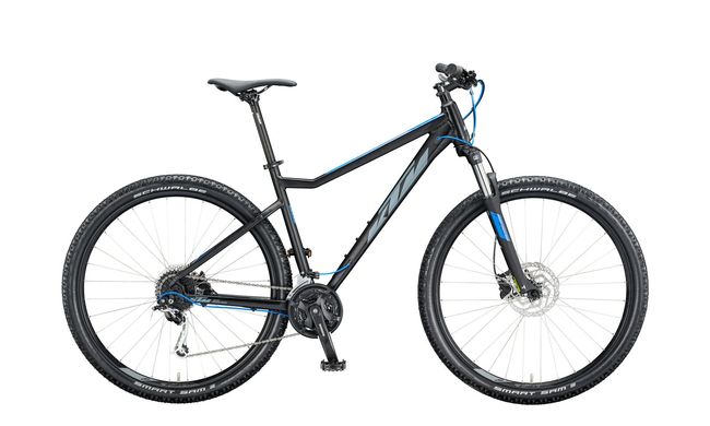 Велосипед KTM ULTRA FUN 29", рама S, черно-серый, 2020