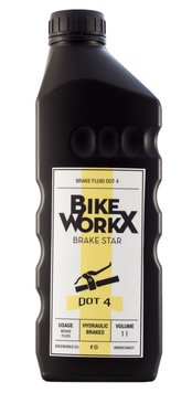 Гальмівна рідина BikeWorkX Brake Star DOT 4, 1л