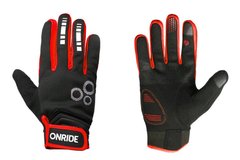 Перчатки ONRIDE Pleasure 20 черный/красный XS