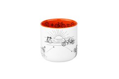 Чашка ONRIDE "Комиксы" Бело-оранжевая 350мл