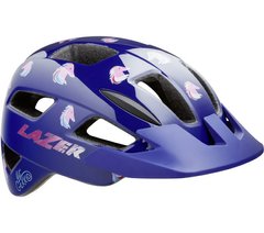 Шлем LAZER Lil Gekko детский, фиолетовый с пони, Фиолетовый, Unisize (46-50 см)