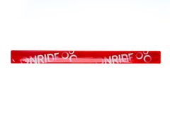 Світловідбиваюча смужка ONRIDE Класік 3х34 см червона, Червоний