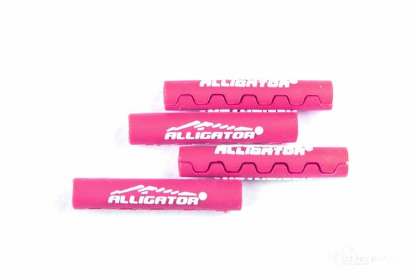 Захист рами Alligator від тертя рубашек Sawtooth (5 мм) рожевий уп 4 шт