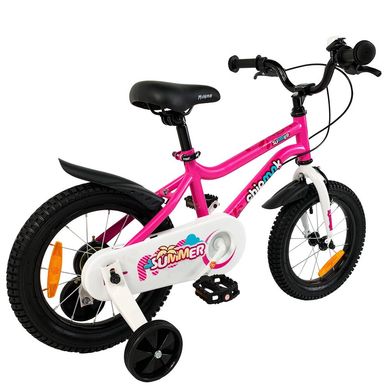 Велосипед дитячий RoyalBaby Chipmunk MK 14", OFFICIAL UA, рожевий
