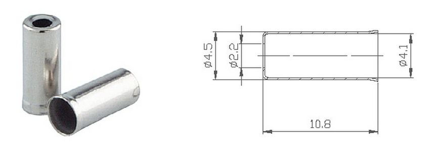 Кінцевик рубашки Alligator HPB14 M4*12 мм уп 200 шт