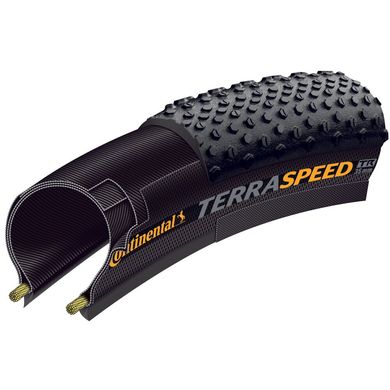 Покрышка бескамерная Continental Terra Speed ProTection 27.5" x 1.50 (650 x 40B) черная, складная, skin