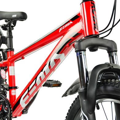 Велосипед RoyalBaby FEMA MTB 1.0 24", OFFICIAL UA, червоний