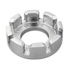 Спичный ключ SuperB в форме кольца с вырезами серебристый стальной