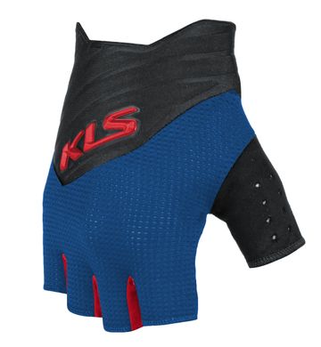 Перчатки короткий палец KLS Cutout синий XL