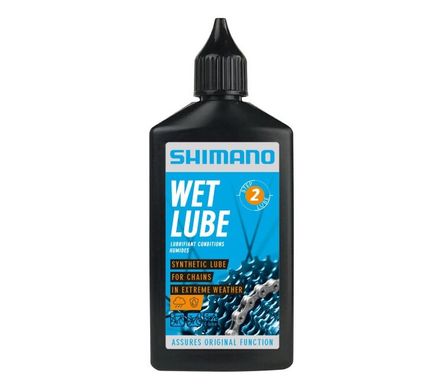 Мастило ланцюга Shimano Wet Lube д/мокрої погоди (100мл.)