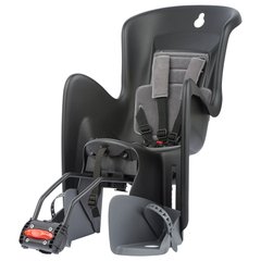 Детское кресло заднее POLISPORT Bilby Maxi RS на подседельную трубу 9-22 кг, черное