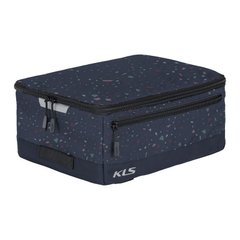 Сумка на багажник KLS Space city 023 темно-синий, дизайн-конфетти