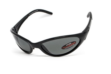 Очки поляризационные BluWater Venice Polarized (gray) серые в черной глянцевой оправе