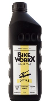 Гальмівна рідина BikeWorkX Brake Star DOT 5.1, 1л