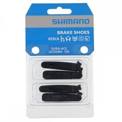 Резинки тормозных колодок Shimano Dura-Ace R55C4 кассетная фиксация (2 пары)