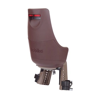 Дитяче велокрісло Bobike Exclusive maxi Plus Carrier LED/Toffee Brown