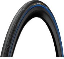 Покрышка Continental Ultra Sport III 28" | 700 x 23C черная/синяя, складная skin