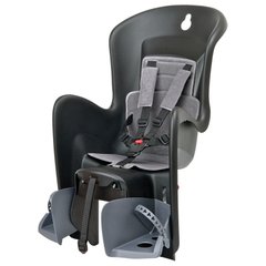 Дитяче крісло заднє POLISPORT Bilby Maxi CFS на багажник 9-22 кг, чорне
