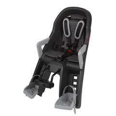Дитяче крісло переднє POLISPORT Guppy Mini+ FHT на рульову трубу 9-15 кг, сіре