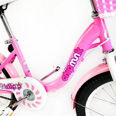 Велосипед дитячий RoyalBaby Chipmunk MM Girls 16 ", OFFICIAL UA, рожевий