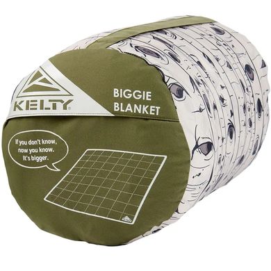 Kelty одеяло Biggie Blanket winter moss-aspen eyes