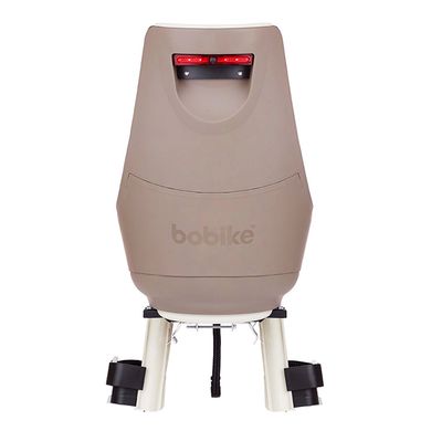 Дитяче велокресло Bobike Exclusive maxi Plus Carrier LED/Safari chic