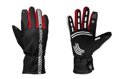 Зимние перчатки ONRIDE Kaplan красно-черные S