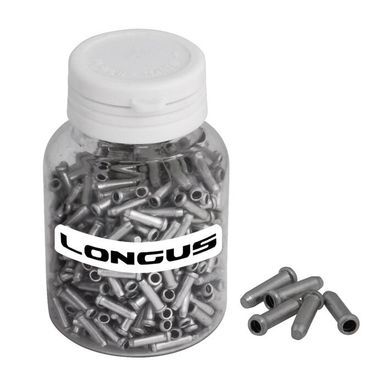 Концевик троса Longus, серебристый (1 шт)