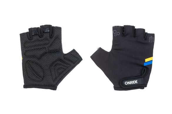 Детские перчатки ONRIDE Gem UA черный-серый 7-8 лет