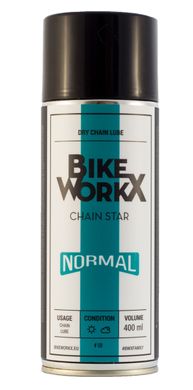 Смазка для цепи BikeWorkX Chain Star “normal” спрей 400 мл