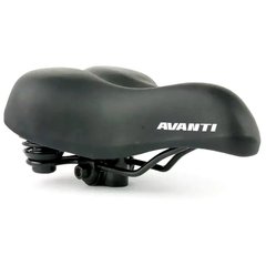Велосипедное седло с пружинами Avanti SDD-708D, черный