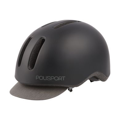 Шлем POLISPORT Commuter M (54-58 см) черный In-Mold