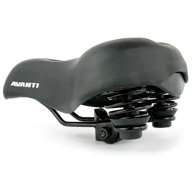 Велосипедне сідло з пружинами Avanti SDD-708D, чорний