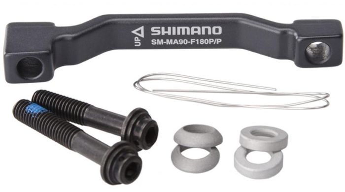 Адаптер дисковых тормозов Shimano SM-MA90-F180P/P передний Ø180мм POST-type