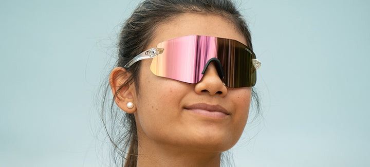 Очки Tifosi Vogel SL Crystal Clear с линзами Pink Mirror