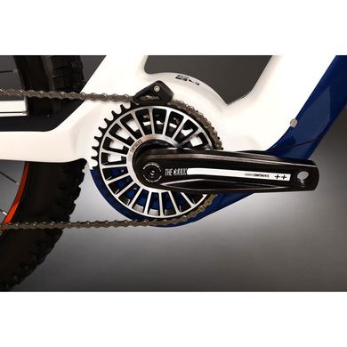Велосипед Haibike Flyon XDURO AllTrail 5.0 i630Wh 11 s. NX 19 HB blue / white / orange sz M