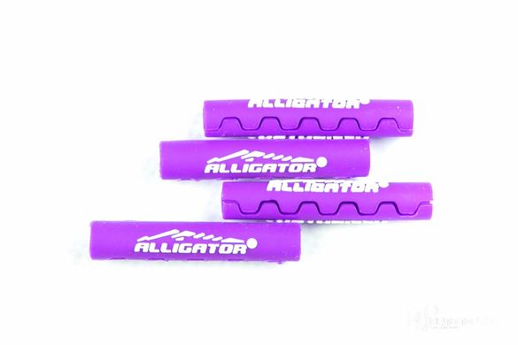 Защита рамы Alligator от трения рубашек Sawtooth (5 мм) фиолетовый