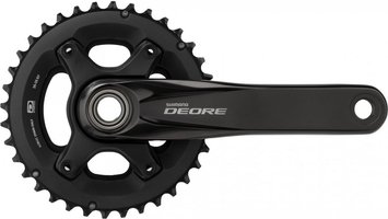 Шатуны Shimano FC-M6000-2 DEORE, Hollowtech II 175мм 38x28