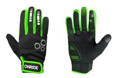 Перчатки ONRIDE Pleasure 20 черный/зеленый M
