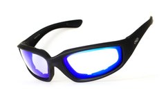 Окуляри фотохромні (захисні) Global Vision KickBack Photochromic (G-Tech™ blue) Anti Fog, фотохромні дзеркальні сині **